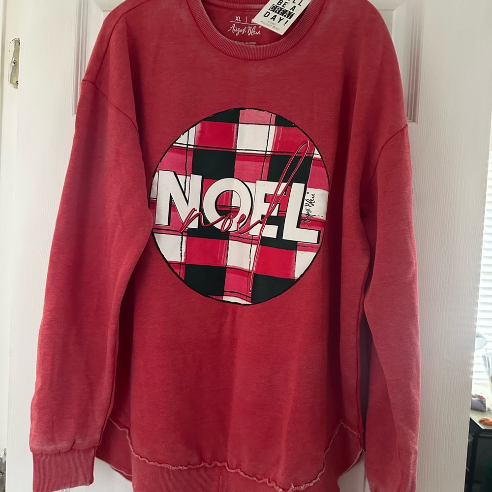 August Bleu Pink Sweatshirt